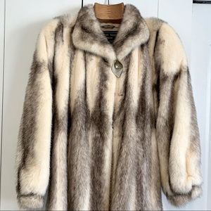 🇨🇦 REAL Vintage Mink Fur Full Length Coat